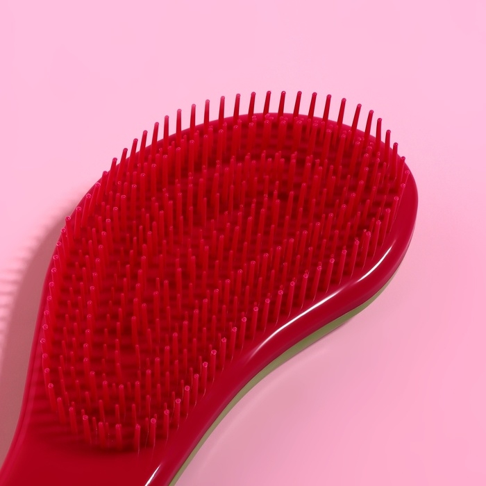 Расчёска массажная, 8 &times; 18,5 см, PVC коробка, цвет МИКС