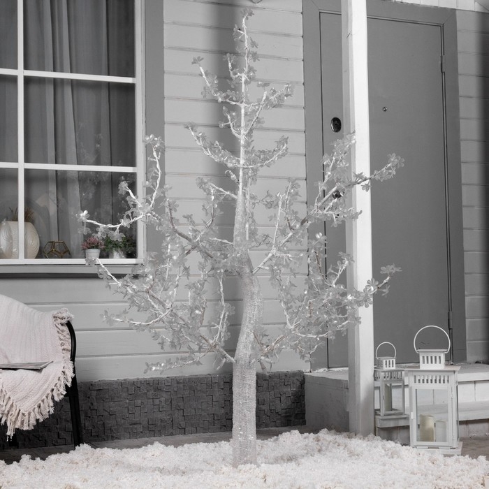 Светодиодное дерево &laquo;Акриловое&raquo; 1.8 м, 768 LED, постоянное свечение, 220 В, свечение красное/синее