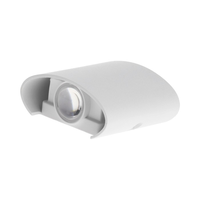 Светильник фасадный &laquo;Полусфера&raquo;, FSD-074, 2 Вт, 4000К, 1 луч, IP65, 220 В, пластик, белый