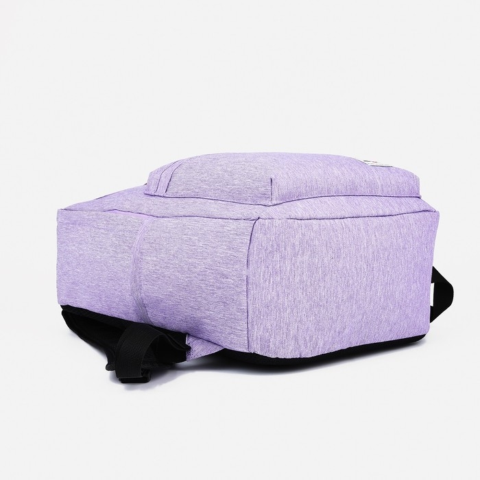 Рюкзак школьный из текстиля на молнии, 4 кармана, FULLDORN, цвет сиреневый Рюкзак школьный из текстиля на молнии, 4 кармана, FULLDORN, цвет сиреневый