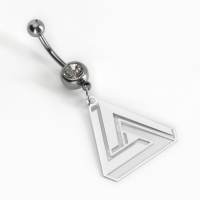 Пирсинг для пупка &laquo;Будь собой&raquo;, 5 х 2 см