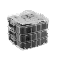 Клипсы и пистоны крепежные, 16 видов, набор 625 шт Клипсы и пистоны крепежные, 16 видов, набор 625 шт