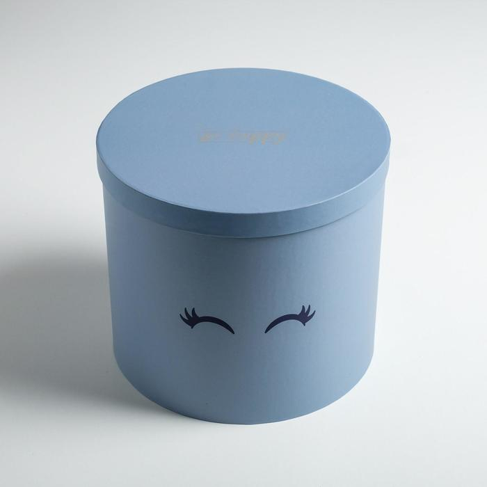 Набор шляпных коробок для цветов 5 в 1, упаковка подарочная, &laquo;Глазки&raquo;, 14 х 13 см - 22 х 19,5 см