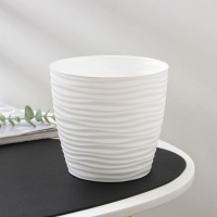 Горшок с поддоном «Дюна», 1,7 л, цвет белый Горшок с поддоном «Дюна», 1,7 л, цвет белый