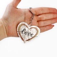 Брелок для ключей акриловый &laquo;Love&raquo;, 5,2 х 6 см