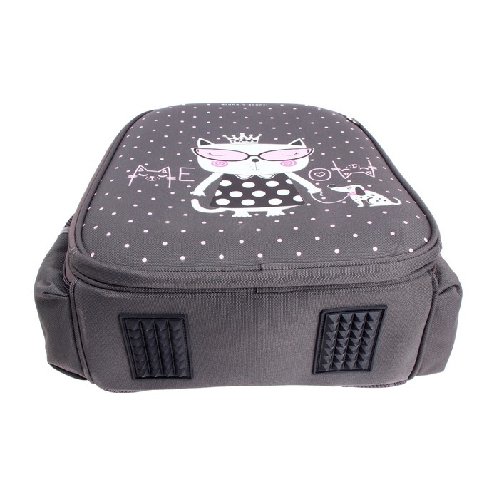 Рюкзак каркасный 36 х 28 х 17 см, + пенал, Bruno Visconti "Кошечка на прогулке"