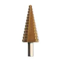 Сверло ступенчатое ТУНДРА, HSS, TiN, трехгранный хвостовик, 6 - 30 мм Сверло ступенчатое ТУНДРА, HSS, TiN, трехгранный хвостовик, 6 - 30 мм