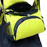 Санки-коляска &laquo;Наши детки 5-1&raquo; с жирафом, цвет лимонный