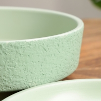 Горшок бонсайница "Лофт" для кактусов и суккулентов, зеленый, 3,5 л