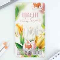 Стикеры-закладки, на подложке &laquo;С 8 Марта.Цветы&raquo;, 5 шт, 30 л/шт