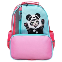 Рюкзак школьный, 37 х 26 х 13 см, эргономичная спинка, Calligrata ОРТ "Котик панда" Рюкзак школьный, 37 х 26 х 13 см, эргономичная спинка, Calligrata ОРТ "Котик панда"
