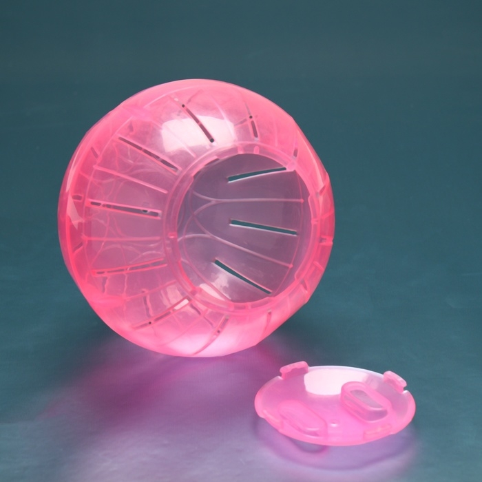 Шар для грызунов "Пижон", 12 см, розовый