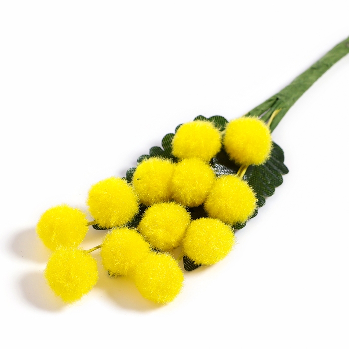 Декоративная веточка &laquo;Мимозы&raquo;, 13,5 &times; 4 &times; 2 см
