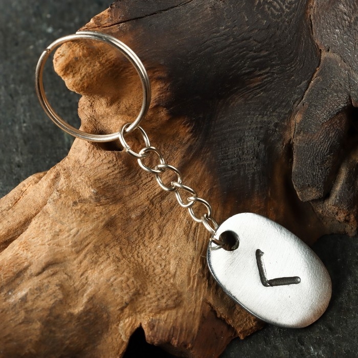 Амулет Амулет "Скандинавские Руны", руна КАНО, 21х29мм, металлический