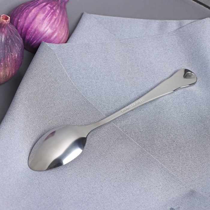 Набор чайных ложек Доляна &laquo;Капля&raquo;, 15 см, 6 шт, цвет серебряный