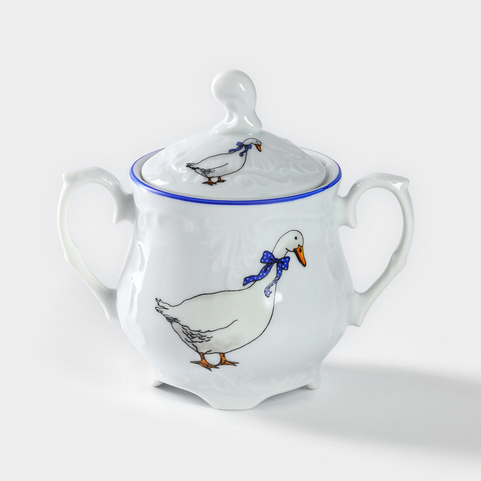 Сахарница &laquo;Рококо. Гуси&raquo;, 250 мл, МИКС
