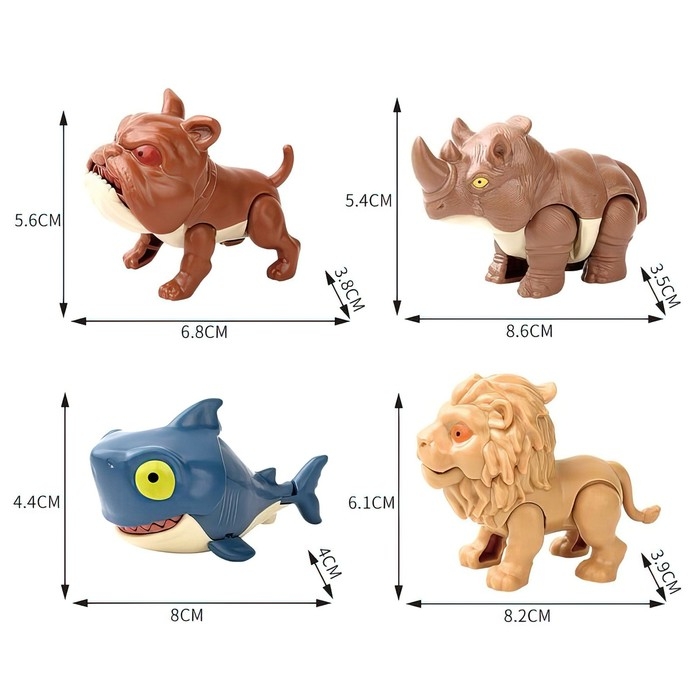 Фигурка животного &laquo;Кусачка&raquo;, 16 видов, цвет МИКС