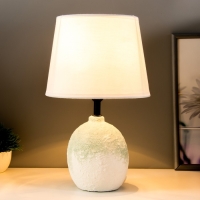 Настольная лампа "Зефир" Е14 40Вт белый голубой 30х30х33см RISALUX Настольная лампа "Зефир" Е14 40Вт белый голубой 30х30х33см RISALUX