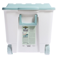 Ящик для игрушек на колесах &laquo;Путешествие&raquo;, с декором, 685 &times; 395 &times; 385 мм, цвет светло-голубой