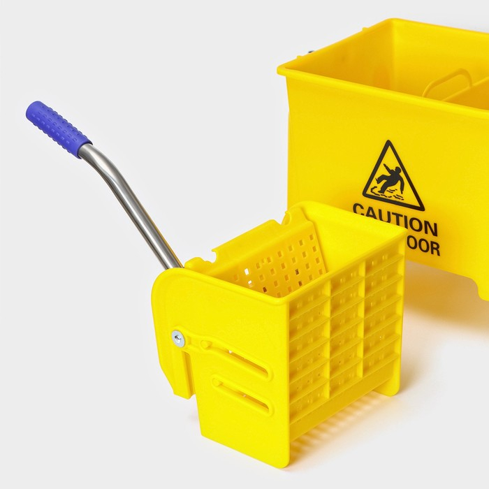 Ведро с механическим отжимом на колёсах, 20 л Ведро с механическим отжимом на колёсах, 20 л