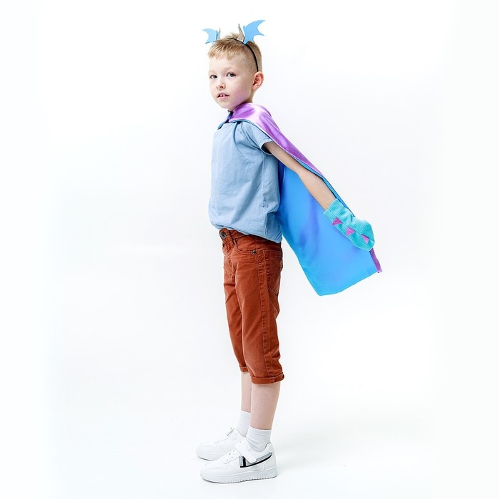 Карнавальный набор &laquo;Дракон воды&raquo;, плащ и ободок