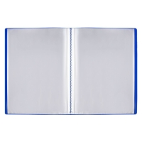 Папка с 40 вкладышами А4, 500 мкм, Calligrata, текстура "песок", синяя Папка с 40 вкладышами А4, 500 мкм, Calligrata, текстура "песок", синяя