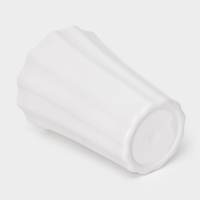 Ваза для цветов, 13,7&times;18 см, цвет белый