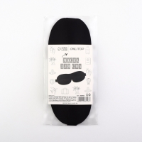 Маска для сна 3D, на липучке, 22,5 &times; 9 см, цвет чёрный