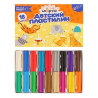 Пластилин 18цв 360г Calligrata классический Пластилин 18цв 360г Calligrata классический