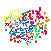 Касса счётных материалов &laquo;Учись считать&raquo;, 142 элемента