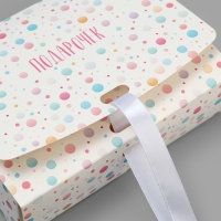 Коробка подарочная складная, упаковка, «Подарочек», 16.5 х 12.5 х 5 см Коробка подарочная складная, упаковка, «Подарочек», 16.5 х 12.5 х 5 см