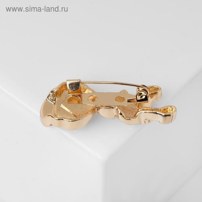 Брошь &laquo;Медсестричка&raquo;, цветная в золоте