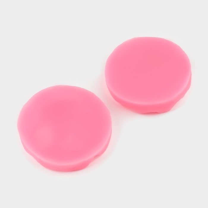 Молд &laquo;Лист герани&raquo;, силикон, 2 предмета, 7,5&times;7 см, цвет МИКС