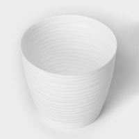 Горшок с поддоном «Дюна», 1,7 л, цвет белый Горшок с поддоном «Дюна», 1,7 л, цвет белый