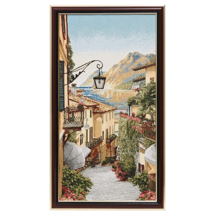 Гобеленовая картина Гобеленовая картина "Цветочная улица-2" 36*63 см