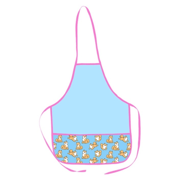 Фартук для труда + нарукавники, 485 х 395/250 х 160 мм, рост 116-146 см, Calligrata "Сиба-ину"