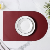 Салфетка сервировочная на стол &laquo;Тэм&raquo;, 45&times;29,5 см, цвет винный