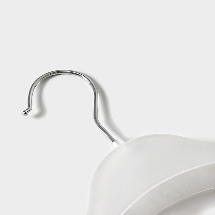 Плечики - вешалка для одежды, 38&times;23 см, цвет прозрачный