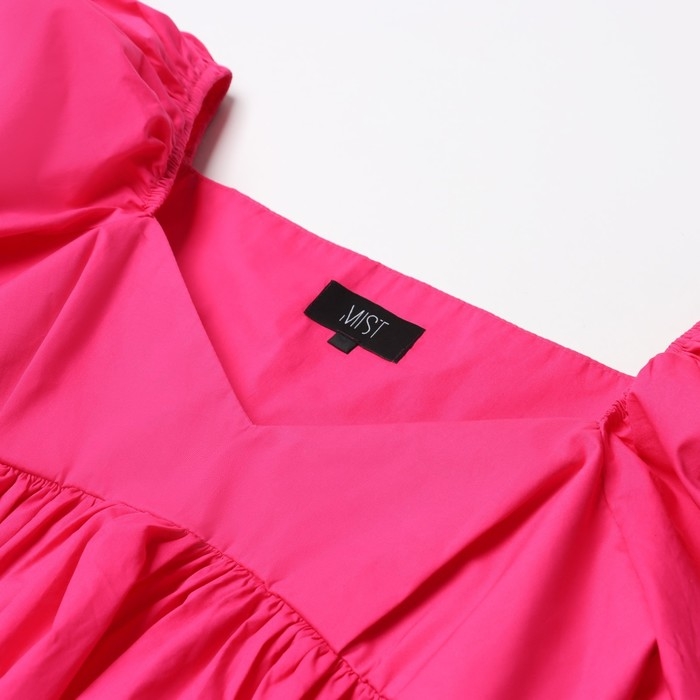 Платье женское MIST с объемными рукавами, фуксия, р.44-46 Платье женское MIST с объемными рукавами, фуксия, р.44-46