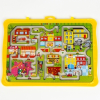 Игровой набор лабиринт «Городок», маркерная доска, 2 × 36 × 27,5 см Игровой набор лабиринт «Городок», маркерная доска, 2 × 36 × 27,5 см