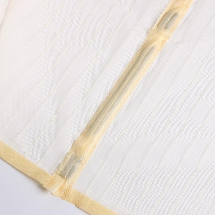 Сетка антимоскитная для дверей, 100 &times; 210 см, на магнитах, цвет бежевый