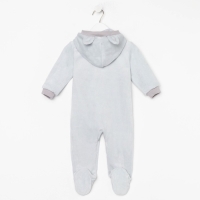 Комбинезон утеплённый для девочки, цвет серый, рост 68 Комбинезон утеплённый для девочки, цвет серый, рост 68