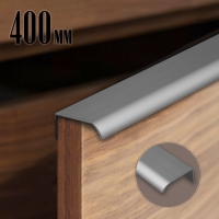 Ручка торцевая CAPPIO RT002, L=400 мм, м/о 256 мм, цвет серый Ручка торцевая CAPPIO RT002, L=400 мм, м/о 256 мм, цвет серый