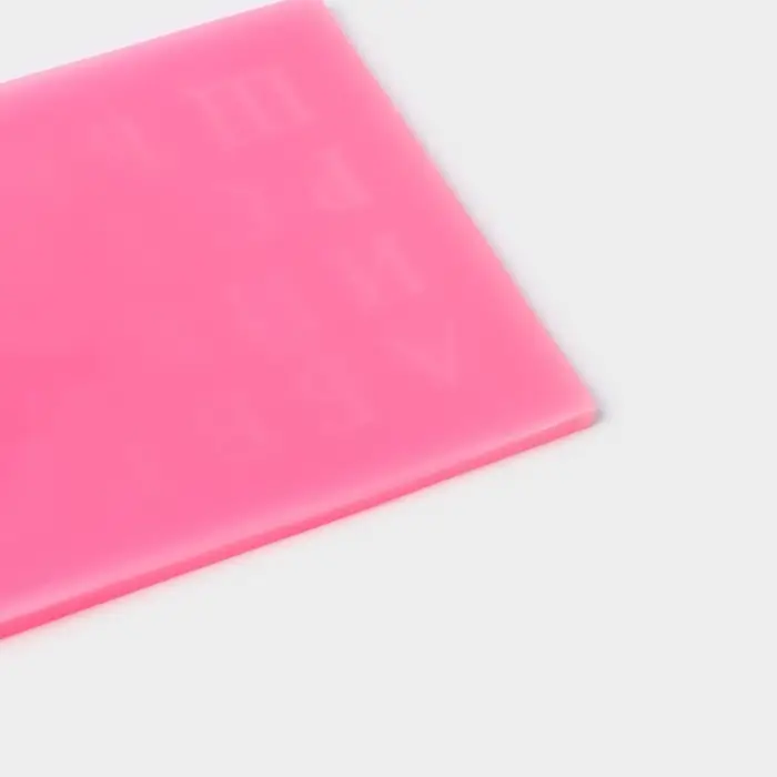 Молд &laquo;Алфавит&raquo;, силикон, 16&times;8.5&times;0.6 см, розовый