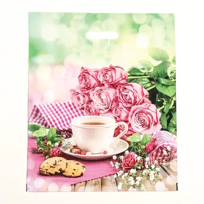 Пакет &laquo;Полдень&raquo;, полиэтиленовый с вырубной ручкой 40&times;47 см, 45 мкм