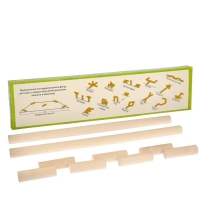 Игра "Городки", биты 2 шт 49х2.5 см, городки 10 шт 9х2.5 см