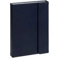 Ежедневник Flap на заказ, недатированный, синий
