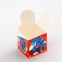 Подарочная новогодняя коробка &laquo;Турбозавры&raquo;, Кубик большой, 12&times;12&times;12 см