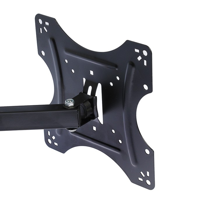 Кронштейн Luazon KrON-56, для ТВ, наклонно-поворотный, 14-42 Кронштейн Luazon KrON-56, для ТВ, наклонно-поворотный, 14-42", 80-390 мм от стены, чёрный