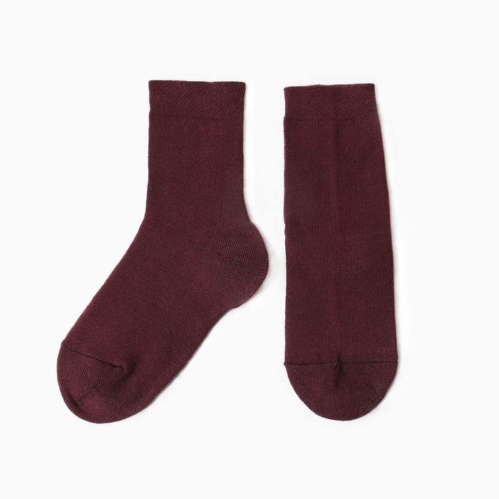Носки женские махра внутри, цвет бордовый, размер 25 Носки женские махра внутри, цвет бордовый, размер 25